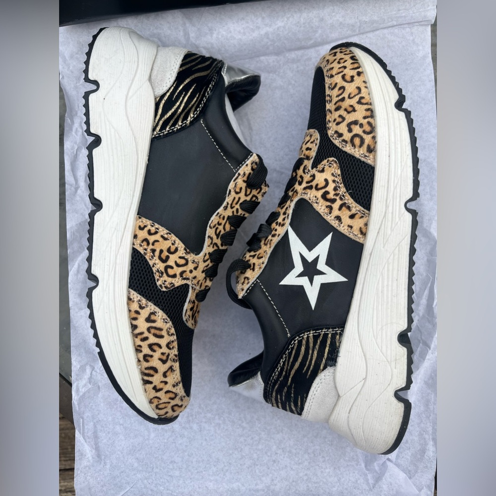 Steve Madden animal print sneakers